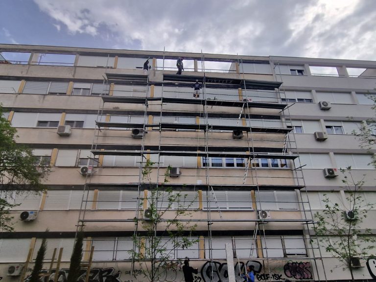 Fasada -fasadni radovi na zgradi u Splitu